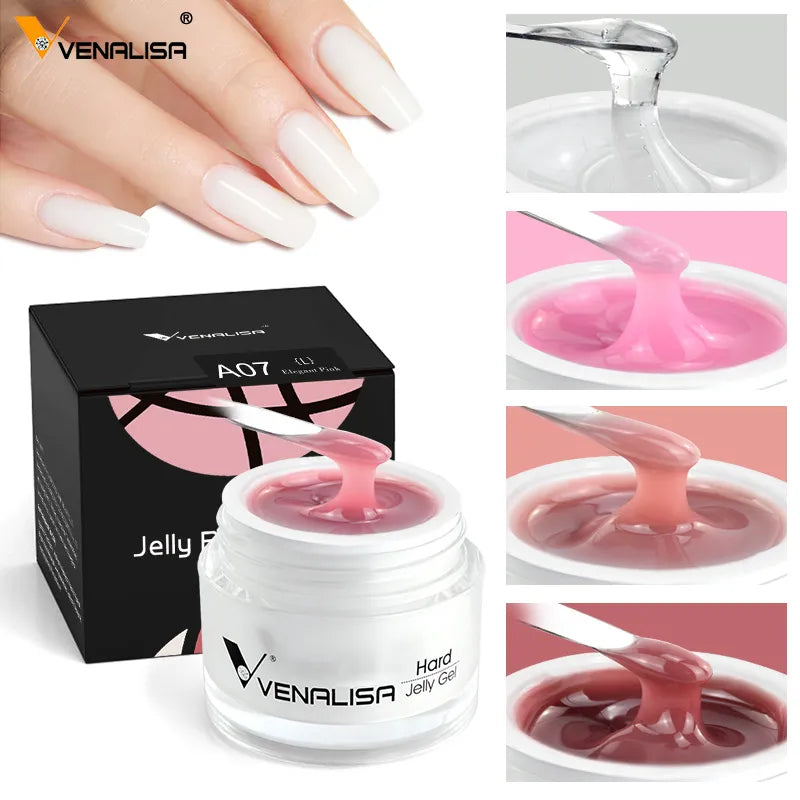 50ml Hard Jelly Nail Extension Gel Nail Gum Venalisa