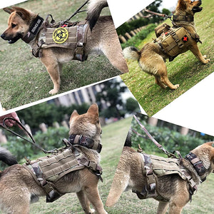 Military Tactical Dog Harness Front Clip Law Enforcement K9