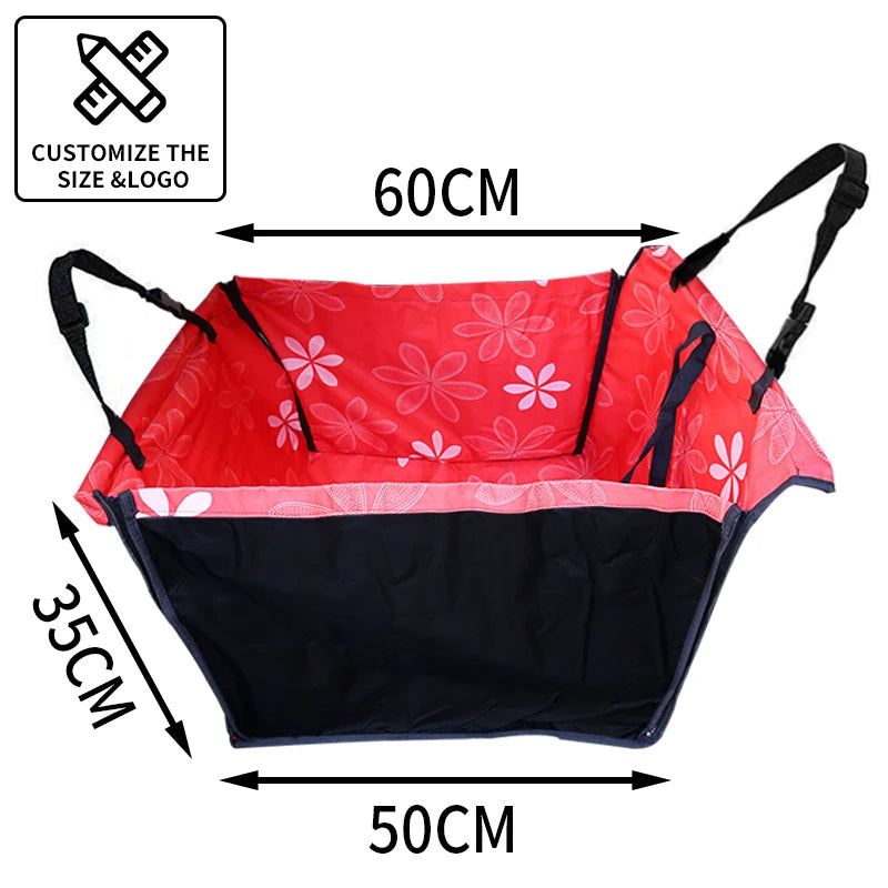 Car Seat Cover for Carrying Dogs Cats. Mat Blanket Rear Back Hammock Protector