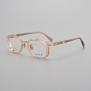 Plate B Titanium Business Retro Craft Glasses