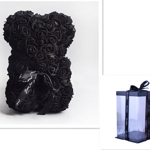 Rose Teddy Bear Eternal Flower PE Foam