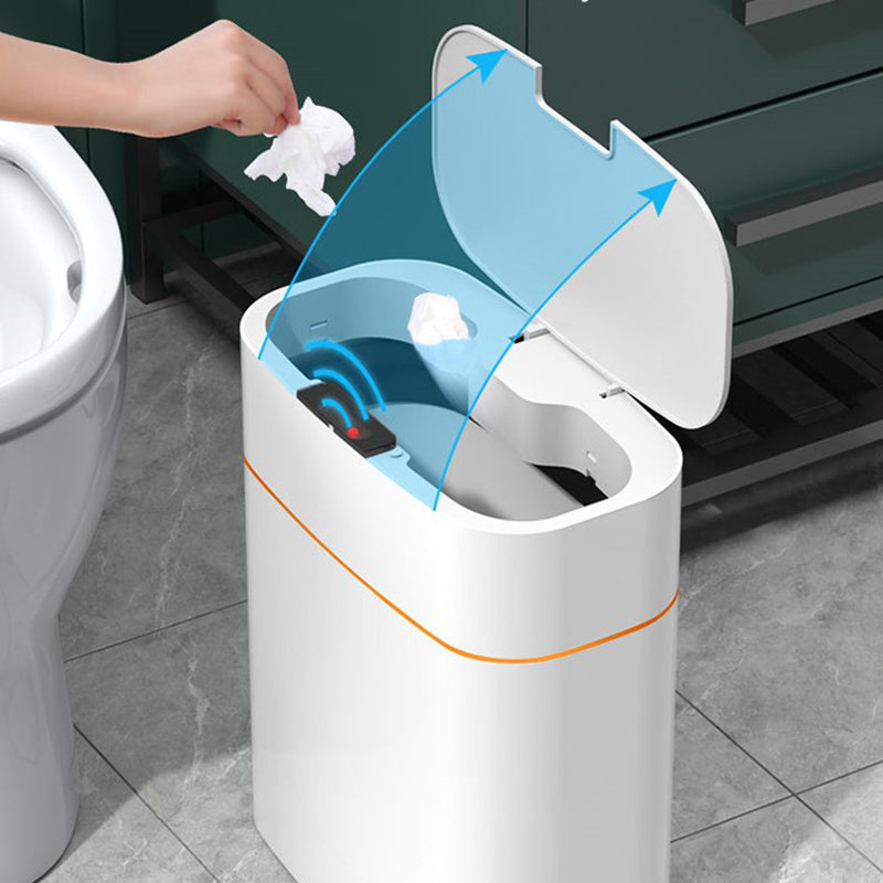 Smart Box Trash Can With Lid Storage