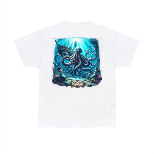 Cotton T-shirt Round Neck Short Sleeve Printing