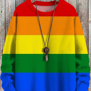 Men's Waffle Crew Neck Sweater