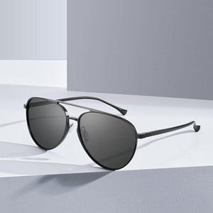 Moss Gray Pilot Sunglasses For Driving Strong Light