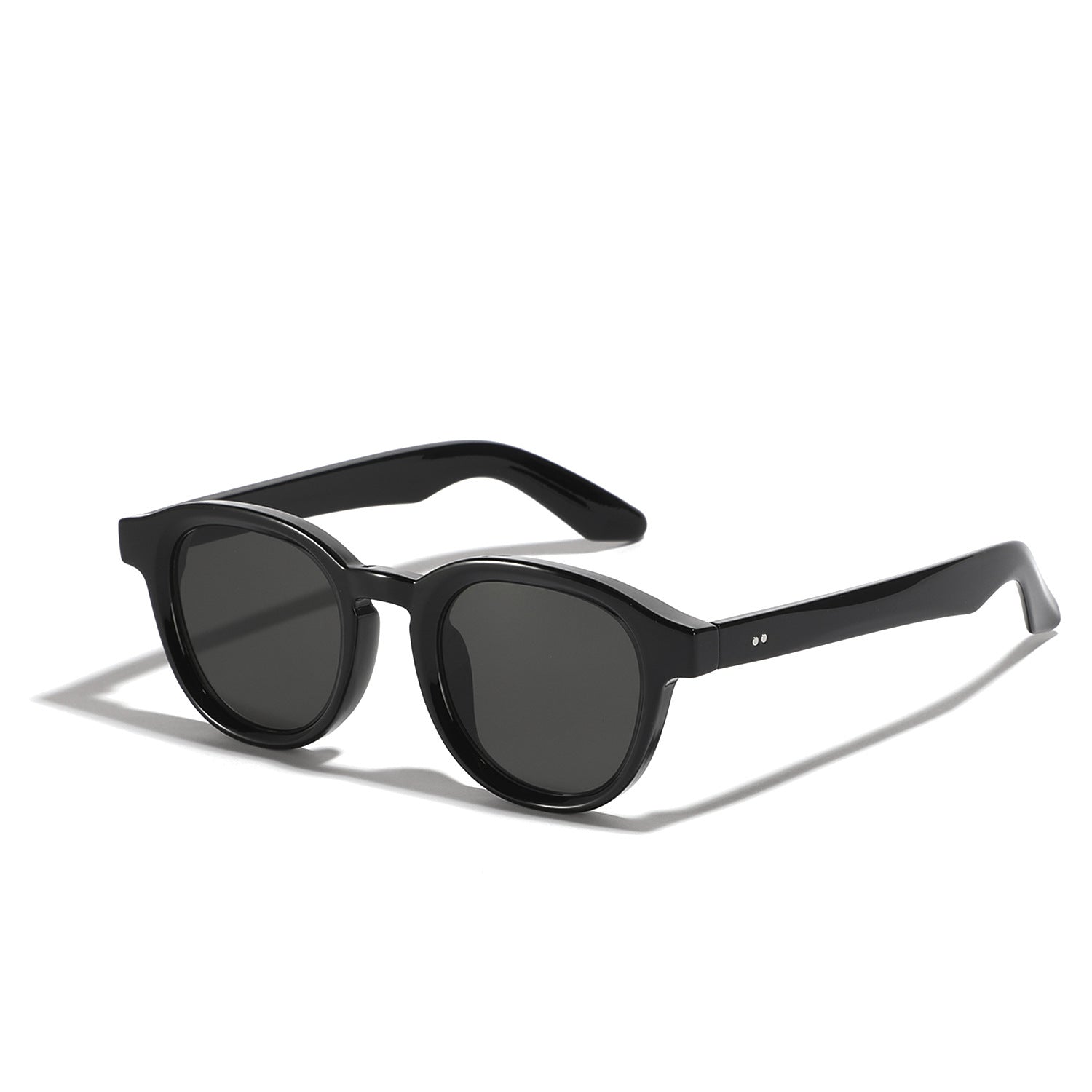 Round European And American Advanced Sunglasses Men