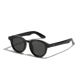 Round European And American Advanced Sunglasses Men