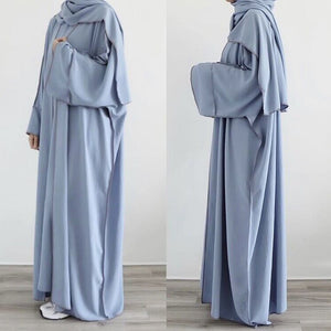 Dubai Turkey Cardigan With Inner Wear Dress
