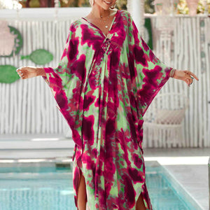 European And American Women's Seaside Vacation Robe Beach Dress Long Skirt
