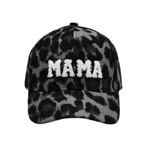 Letter MAMA Embroidered Corduroy Baseball Cap Cap Female Parent-child Style