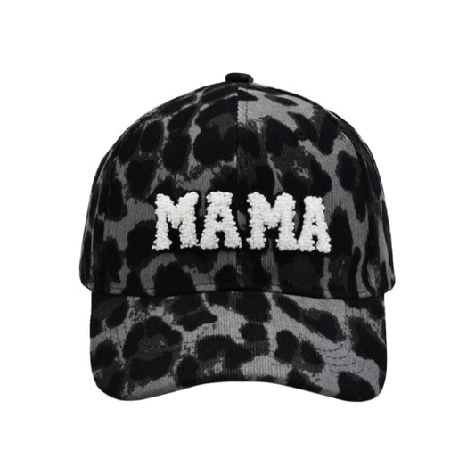 Letter MAMA Embroidered Corduroy Baseball Cap Cap Female Parent-child Style