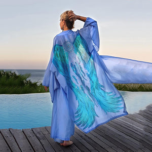 Printed Blouse Women's Swimsuit Outside Women's