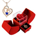 Double Heart Gold Necklace
