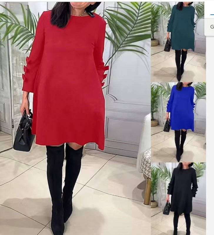 Women's Fashion Casual All-matching Dress