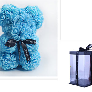 Rose Teddy Bear Eternal Flower PE Foam