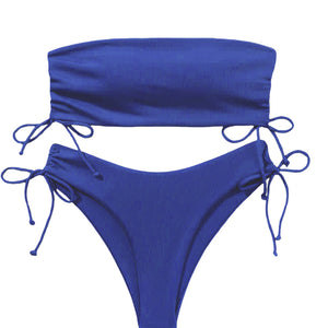 Bikini Solid Color Sexy Women's Swimsuit