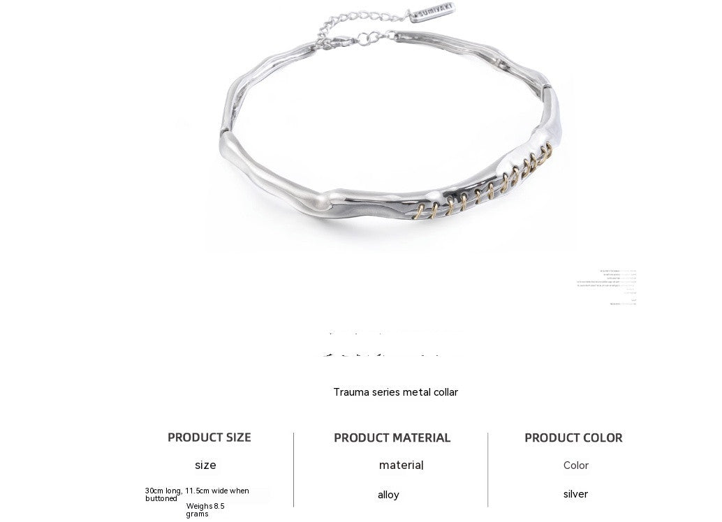 Female Niche Metal Collar