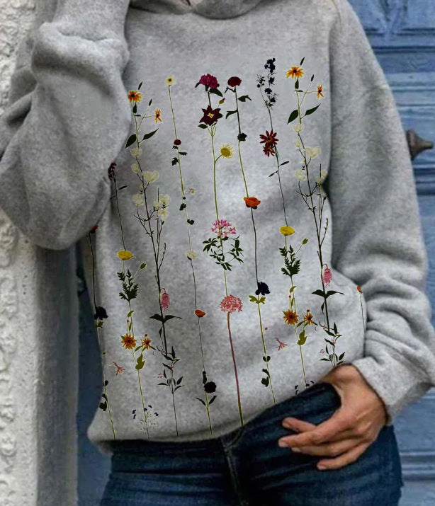 Women's Round-neck 3D Printed Hoodie