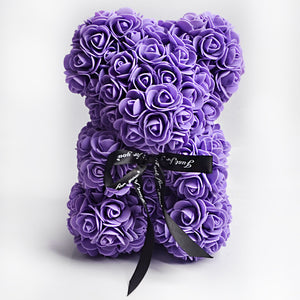 Rose Teddy Bear Eternal Flower PE Foam