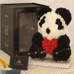 Rose Teddy Bear Eternal Flower PE Foam