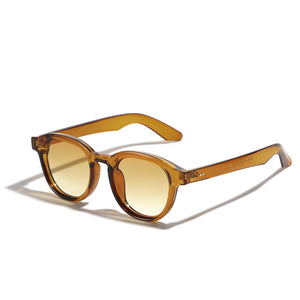Round European And American Advanced Sunglasses Men