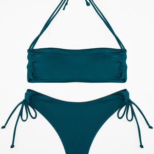 Bikini Solid Color Sexy Women's Swimsuit
