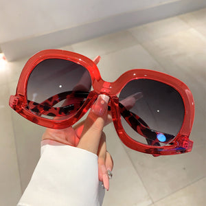 Vintage With Large Rims UV Protection Sun-resistant Sunglasses
