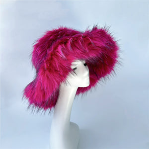 Warm Environmental Protection Fur Raccoon Fur Thickened Autumn And Winter Personalized Punk Hat