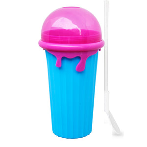 500ml Large Capacity Slushy Cup Summer Squeeze Juice Water Bottle