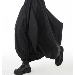 Women's Spring And Autumn Plus Size Loose Pleated Skirt