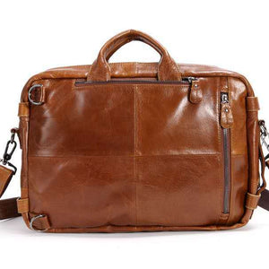 Men's Multi-functional First-layer Imported Leather Bag