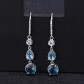 Natural Topaz Earrings