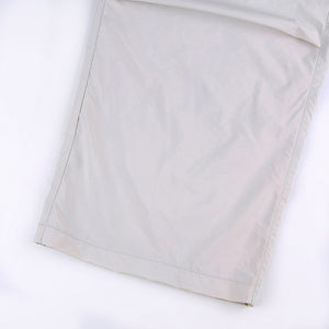 European And American West Coast Solid Color Pocket Stitching Low Waist Woven Casual Pants