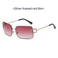 Silver Frame Gradient Red Film