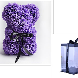 Rose Teddy Bear Eternal Flower PE Foam