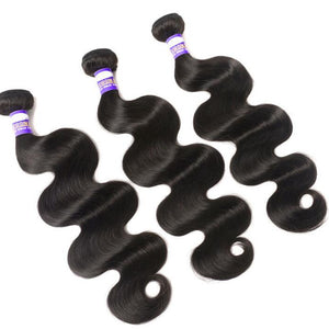 Body wave Brazilian hair curtain