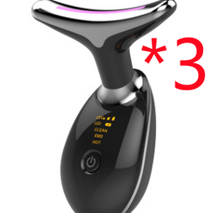 EMS Thermal Neck Lifting And Tighten Massager Electric Microcurrent Wrinkle Remover LED Photon Face Beauty Device For Woman