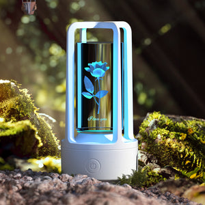 Creative 2 In 1 Audio Acrylic Crystal Lamp And Bluetooth Speaker