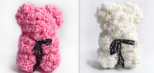 Rose Teddy Bear Eternal Flower PE Foam