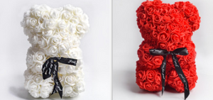 Rose Teddy Bear Eternal Flower PE Foam