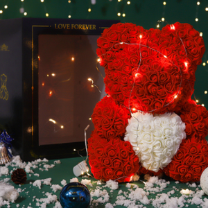 Rose Teddy Bear Eternal Flower PE Foam