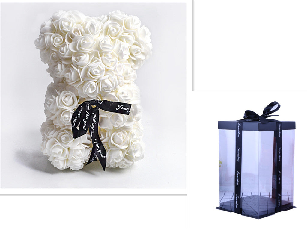 Rose Teddy Bear Eternal Flower PE Foam