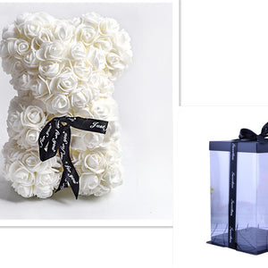 Rose Teddy Bear Eternal Flower PE Foam