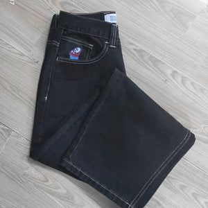Jeans With Loose Pants And Large Crotch