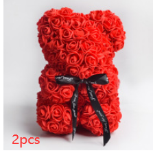 Rose Teddy Bear Eternal Flower PE Foam