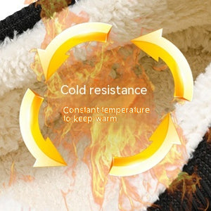 Men And Women's Winter Indoor Furniture With Plush And Thickened Fabric