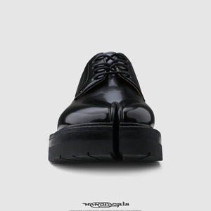 Personalized Low Cut Thick Sole Casual Split Toe Leather Shoes