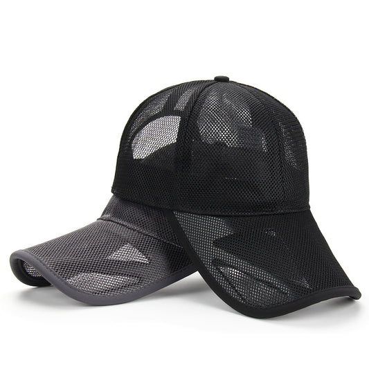Men's Spring And Summer Breathable Mesh Hat Sun Protection Sunshade