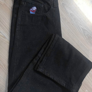 Jeans With Loose Pants And Large Crotch