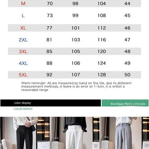 Men's Solid Color Anti-wrinkle Loose Wide-leg Suit Pants